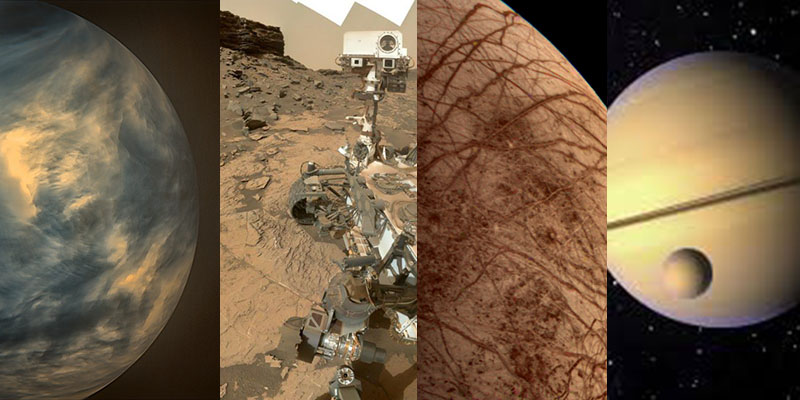 Biosignatures of life in our solar system